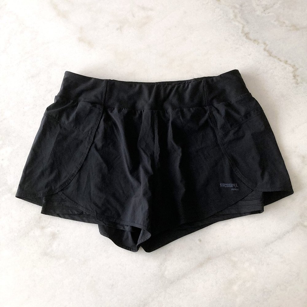 Running Room black athletic / run short / gym shorts (size XL)